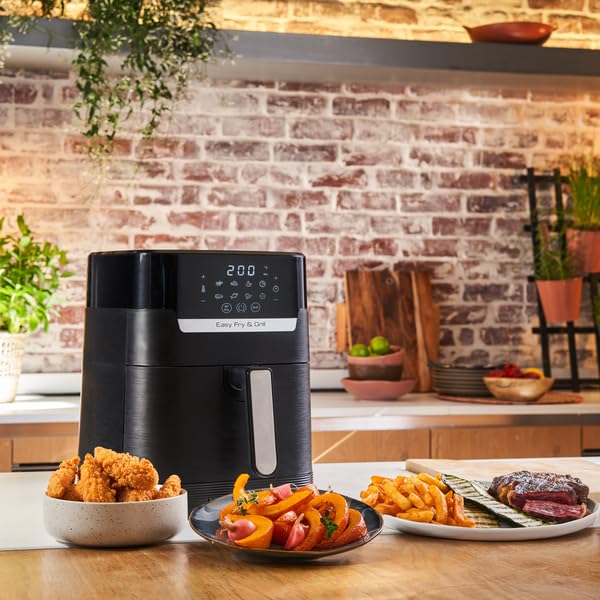 Tefal Easy Fry Precision 2-in-1 Digital Air Fryer and Grill 4.2 Litre Capacity 8 Programs