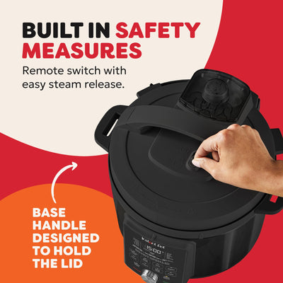 Instant Pot Duo Plus with WhisperQuiet Multi-Cooker 5.7L - Black, Electric Pressure Cooker, Slow Cooker