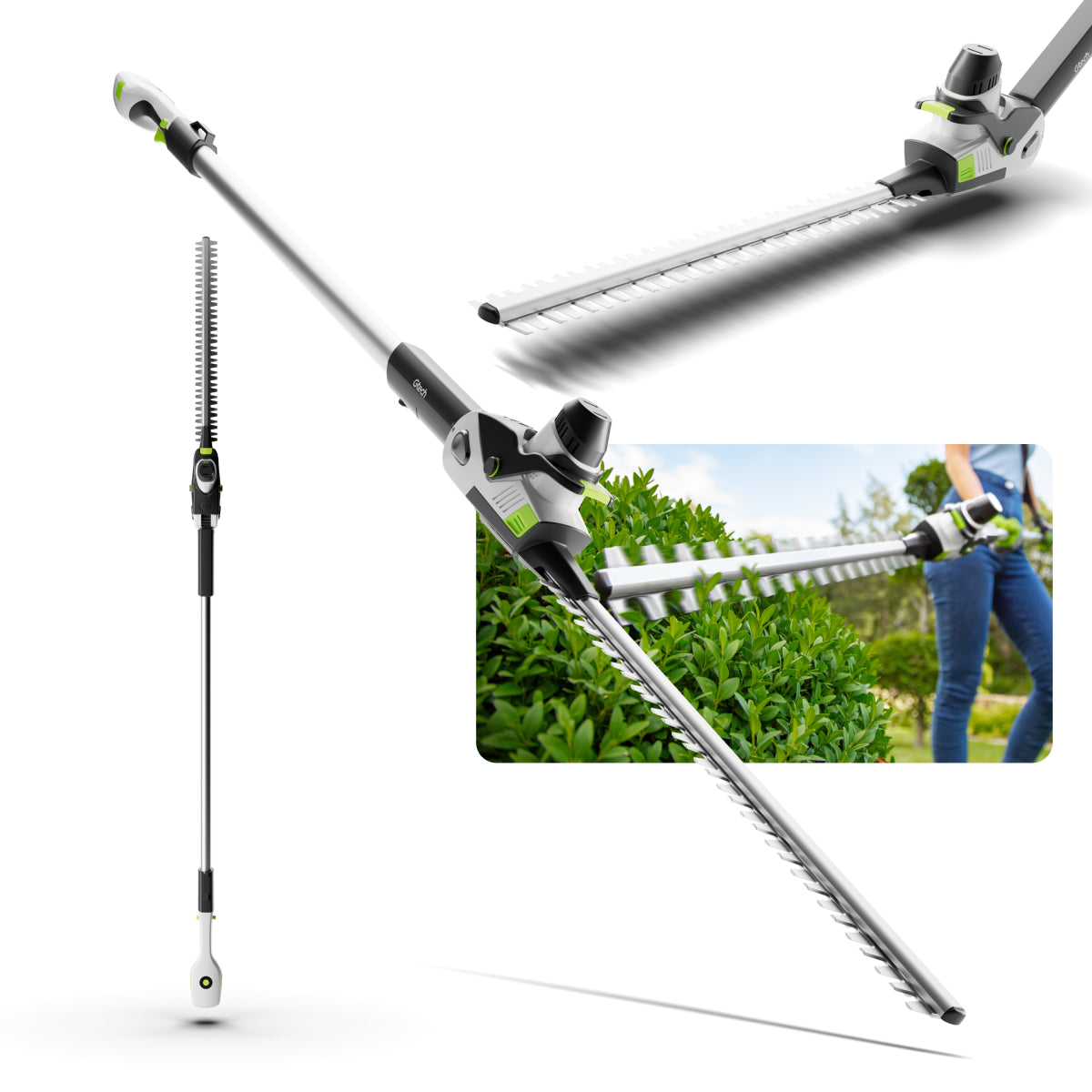 Gtech Long Reach Hedge Trimmer HT50